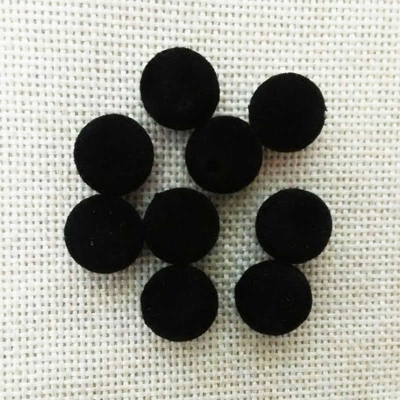 12mm jewelry making velvet beads choker necklace tassel charms lariat earrings spacers dangle brincos findings accessories diy