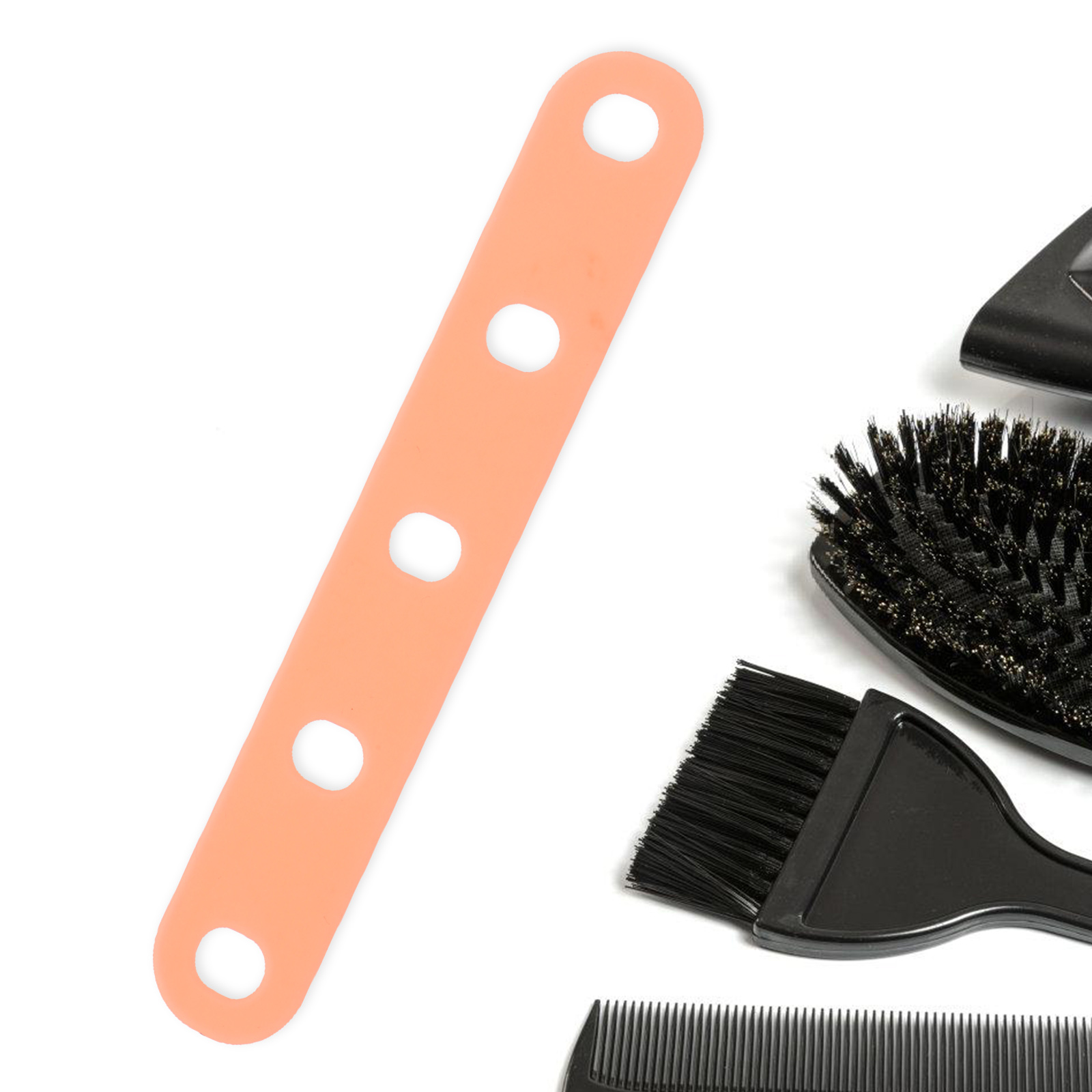 20 Pcs Silicone Strap Perm Rubber Band Miss Hair Curlers Curling Bands Silica Gel for Tools