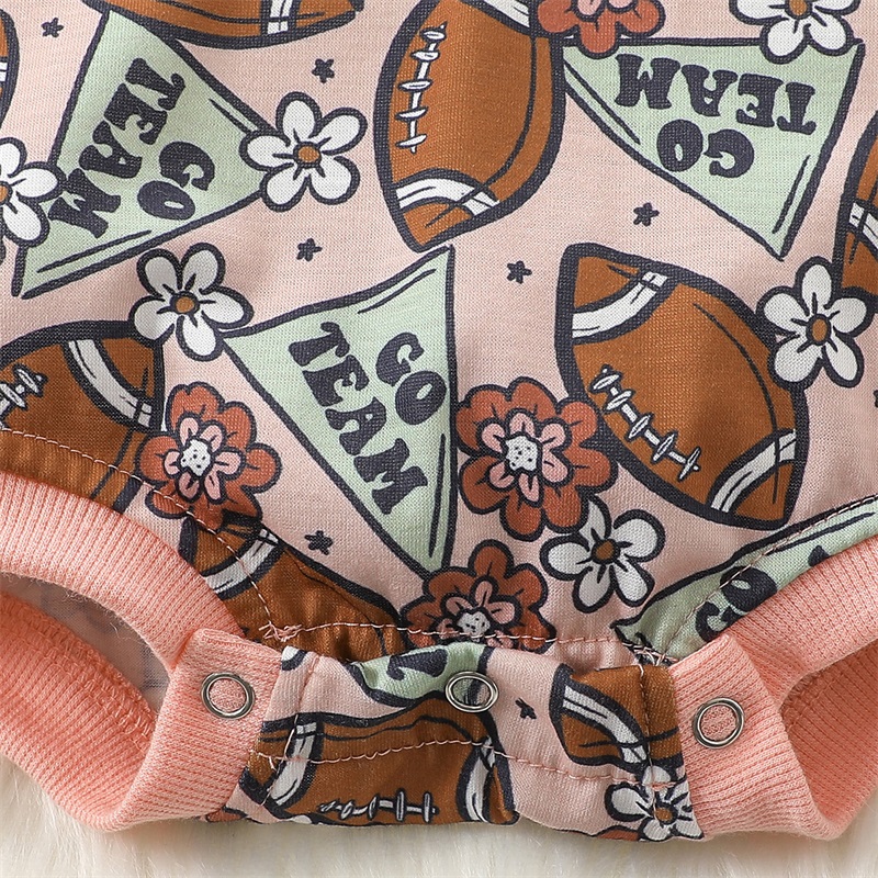 Newborn Baby Girl Pullover Sweatshirts Infant Girl Fall Romper Crewneck Clothes Tops