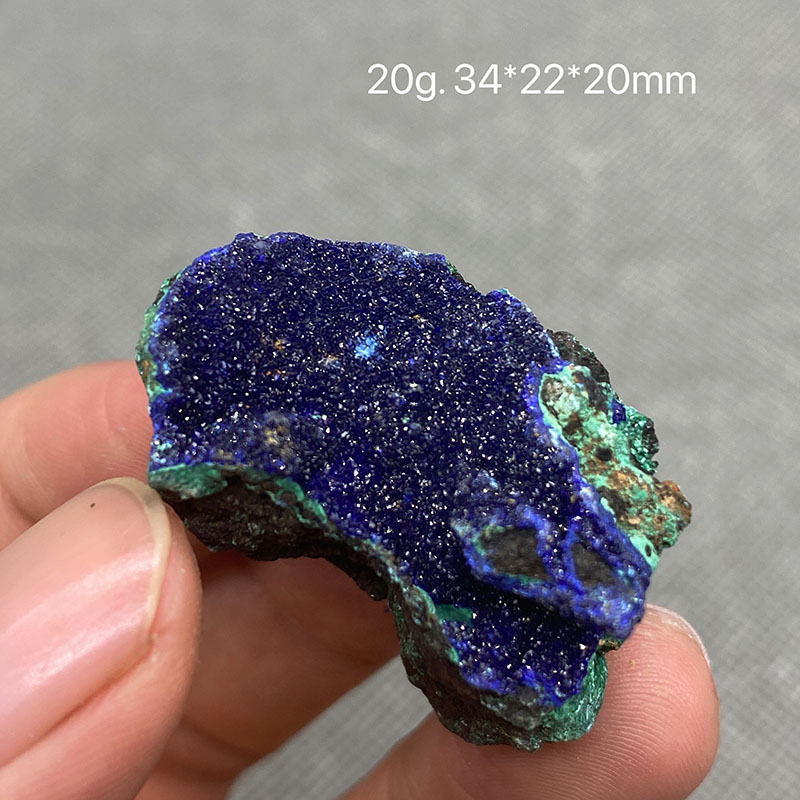 100% Natural beautiful Azurite and Malachite symbiotic mineral specimen crystal Stones and crystals Healing crystal
