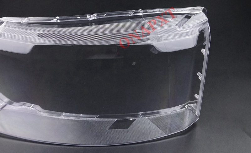 Car Front Headlight Cover For LAND ROVER DISCOVERY 4 2014-2017 light Caps Transparent Front Headlight Cover Glass Lens Shell