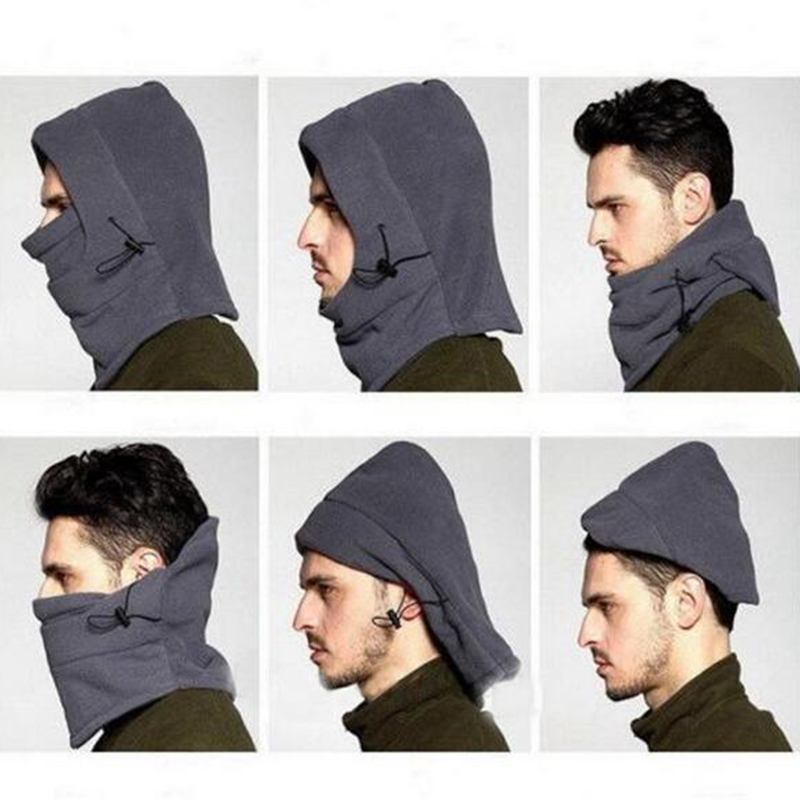 Men Women 100% super fine Merino wool Beanie hat Reversible winter thermals fleece cap knit Sports Warm cosy