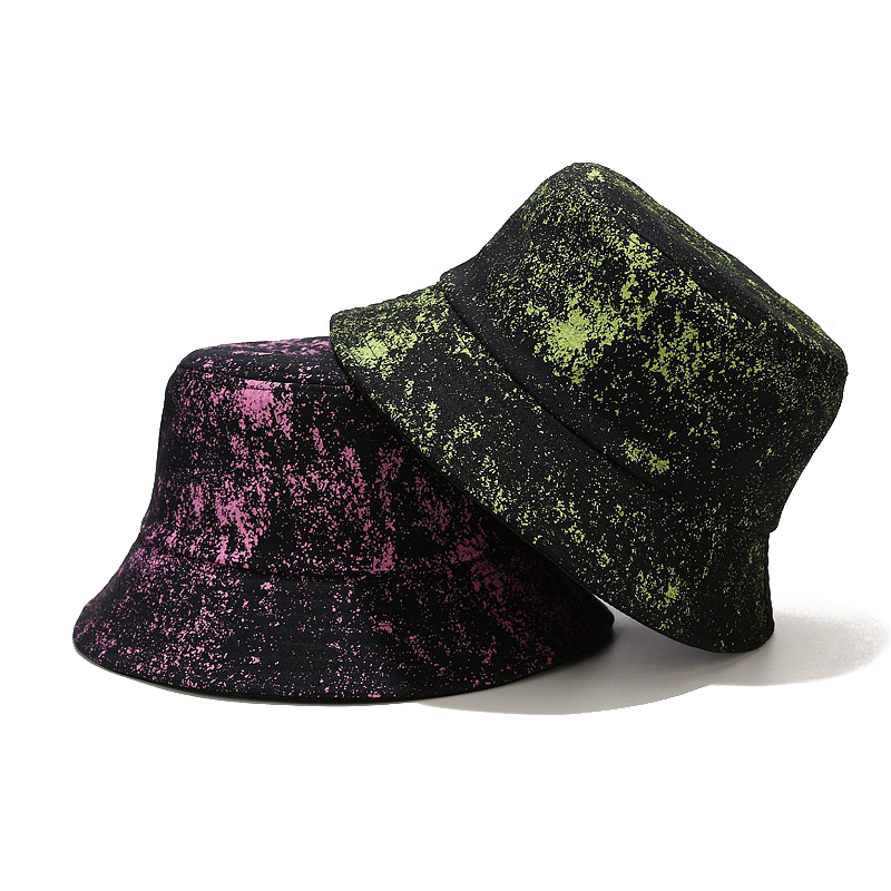 Tie Dye Print Fisherman Hat Panama Bucket Hat For Men And Women Outdoor Casual Harajuku Bucket Cap Bob Chapeau