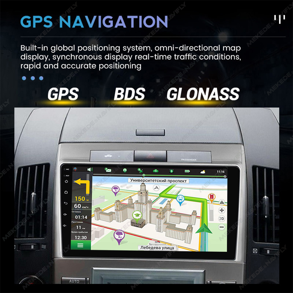 MEKEDE Carplay Multimedia Car screen stereo For Toyota Corolla Verso 2004 2005 2006 2007 2008 2009 WIFI Bluetooth Smart System