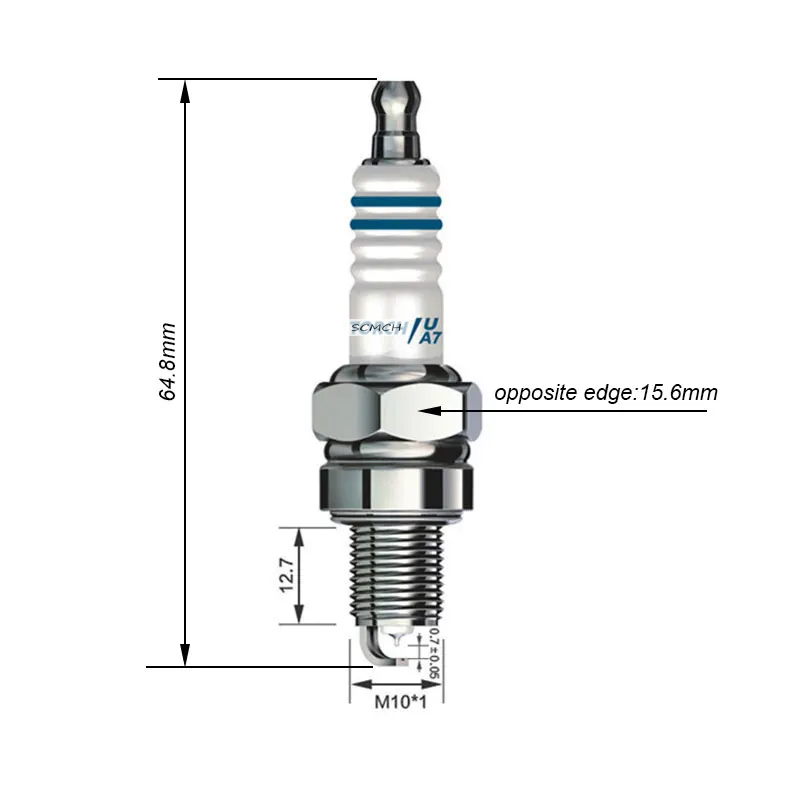 Universal Motorcycle Iridium Spark Plug A7TC D8TC B7TC D8RTI For Suzuki Yamaha Honda BMW Kawasaki KTM