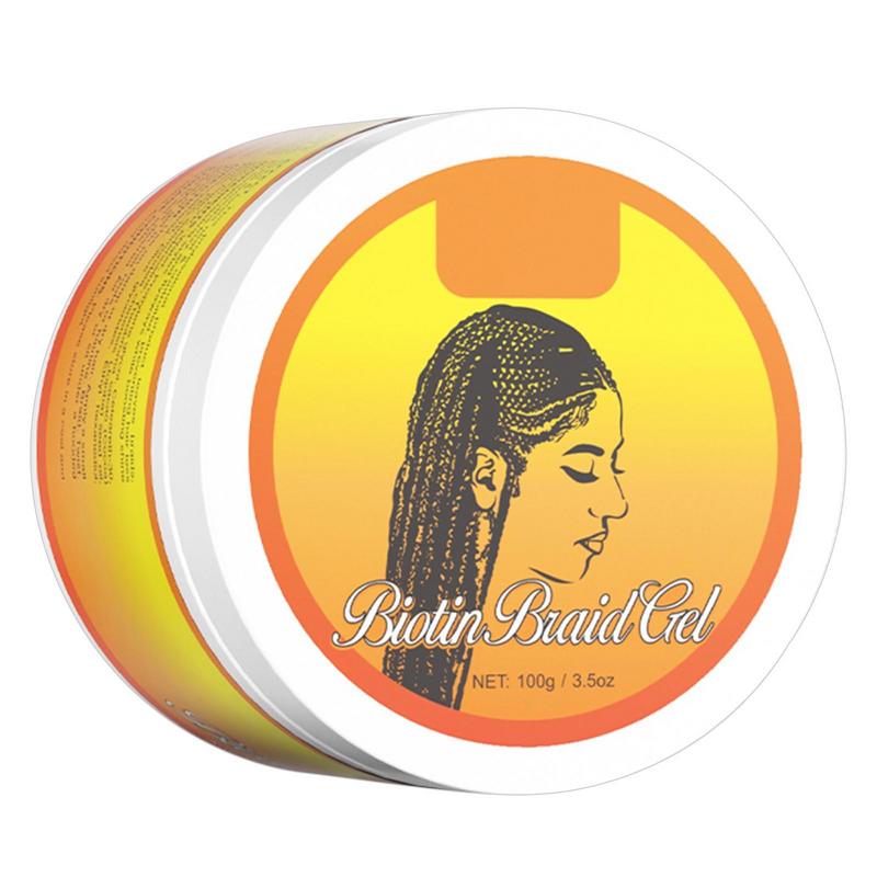 Hair Finishing Gel 100ml Braid Gel Hair Fly Away Tamer 24 Hours Hold Braid Conditioning Gel Edge Styling Wax For Fly Away & Edge