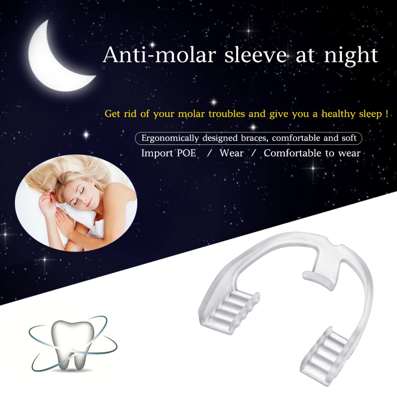 Women Men Sleep Aid Silicone Dental Mouth Guard Anti-molar Braces Teeth Grinding Molar Bruxism Eliminate