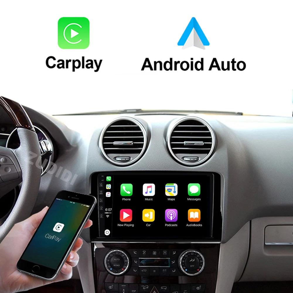 8G+128G Car Stereo 2 DIN Android carRadio For Mercedes Benz ML GL W164 ML350 ML500 GL320 X164 ML280 GL350 GL450 Auto Audio