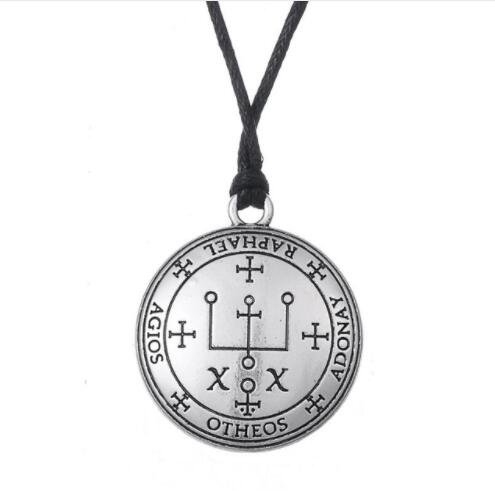 Archangel Michael Raphael Uriel Gabrie Talisman Angel Men Pendant&Necklace Women Chain Rope Portugal Vintage Jewelry