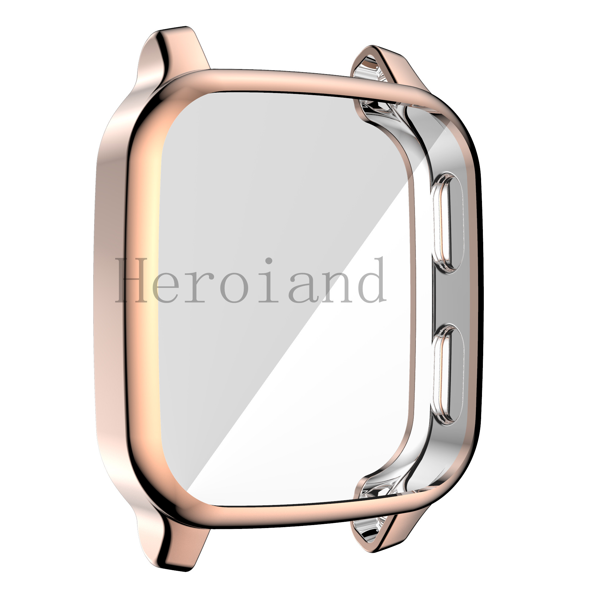 Full Protective Case Cover Shell For Garmin Venu SQ / venu sq music SmartWatch screen protector Accessories Plating soft TPU