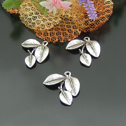 20PCS Gold Color Zinc Alloy Tree Leaf Leaves Charms Pendants High Quality Diy Jewelry Making Necklace Earrings Accessories