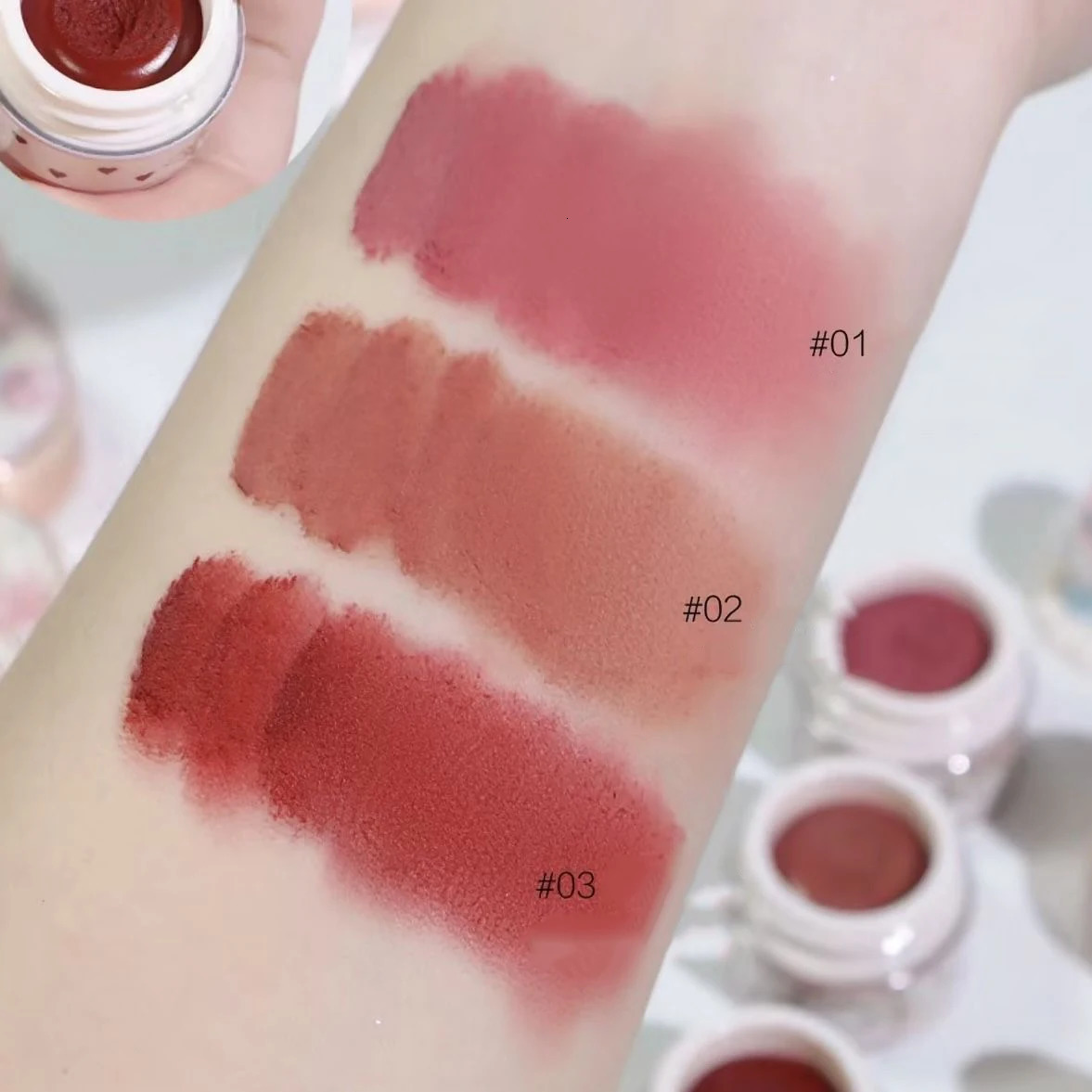 Nevers Shop Collection Creamy Matte Lipstick Natural Velvet Finish Hydrating E Core Vegan Makeup Lip Mud 240621
