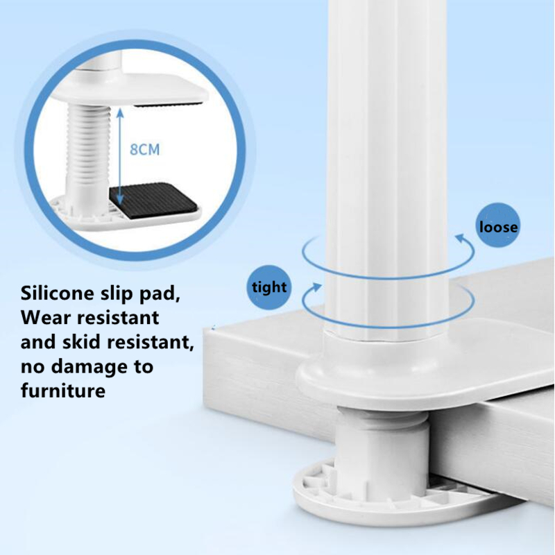 For Mi Camera Head Pro PTZ 2k Edition Book Desktop Clip Iron Bracket Adjustable White Cradle Baby For xiaomi webcamBed Punch-fre