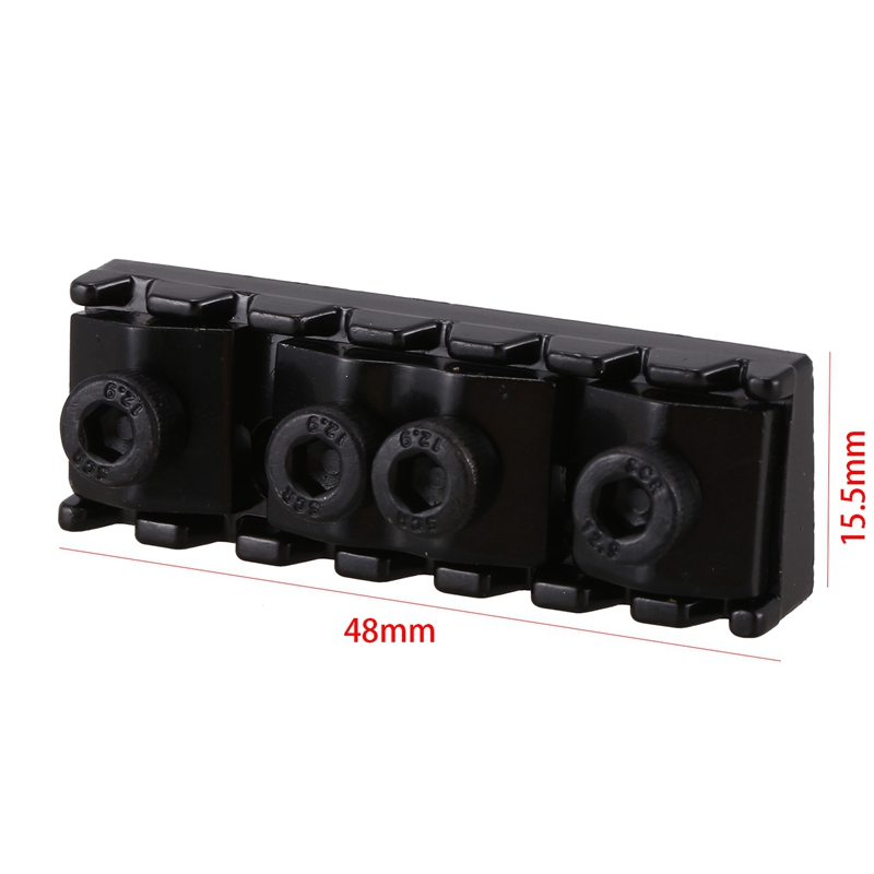 200 Piece Bass And Guitar Pickguard Screws Scratch Plate & 1X 7 String Locking Nut Electric Guitar Nut Tremolo Bridge
