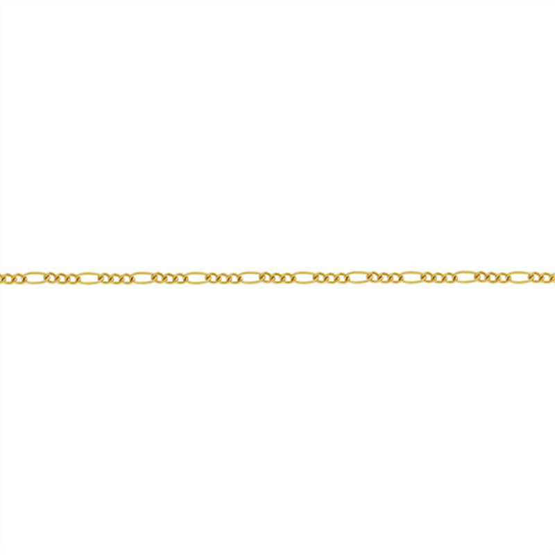 Real 14K Gold Filled Figaro Chain 1.5MM Chain Necklace Gold jewelry Minimalist Gold Filled Chain DIY Jewelry