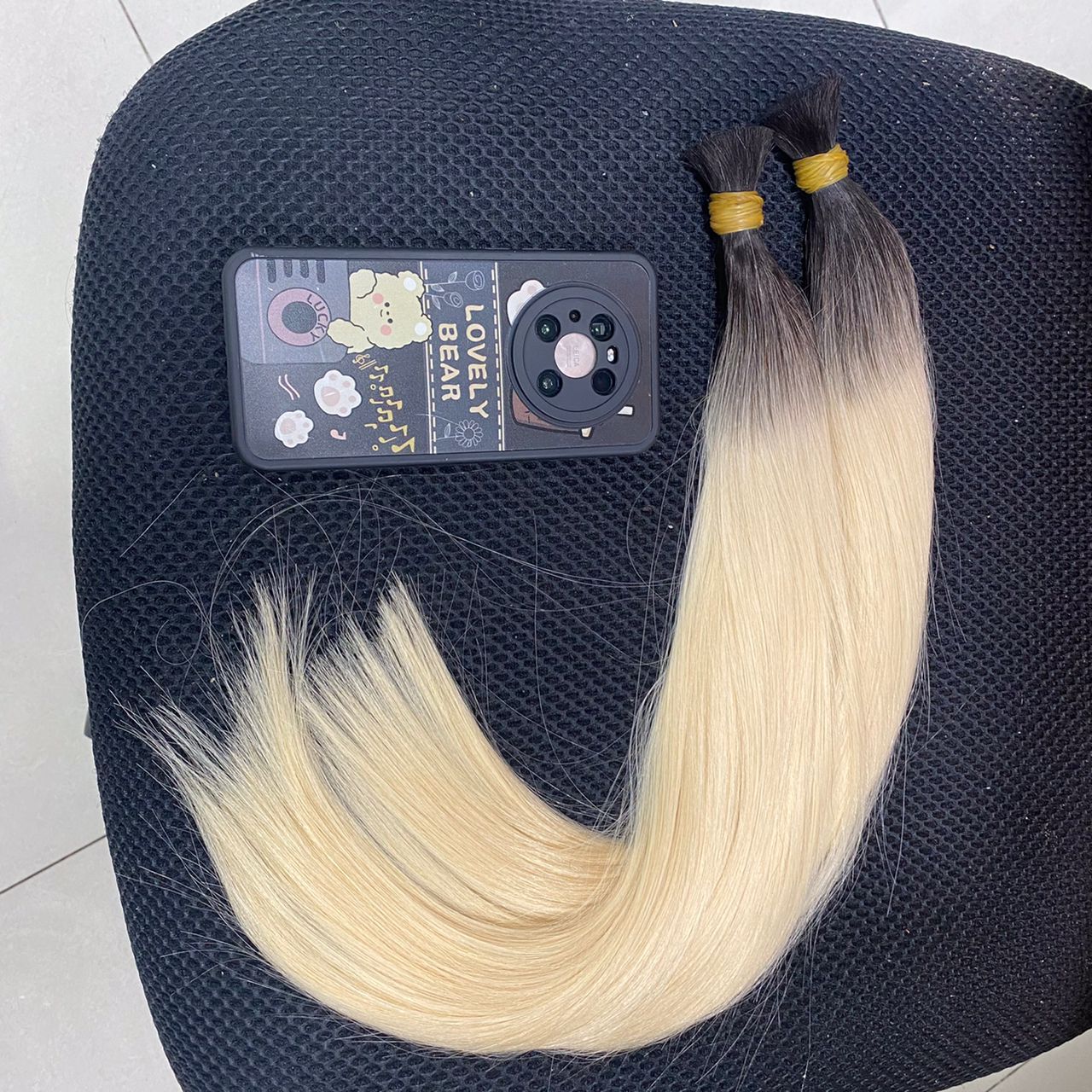 Wholesale Virgin Hair Extens Bulk Factory 12A Ombre Blonde Russian Cuticle Aligned Cabello Humano Natural Human Hair Extensions