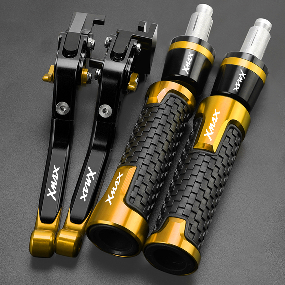 For YAMAHA XMAX 125 200 300 400 X MAX X-MAX 2021 2022 2023 Motorcycle Accessories Adjustable Brake Clutch Lever Handle Grip Ends