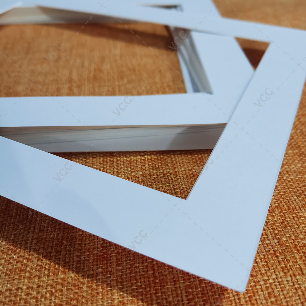 15Pcs Square White Mats Mounts For 6/7/8/10/16 inch A4 A3 Picture Frames Decor Mat Paper Photo Frame H260306