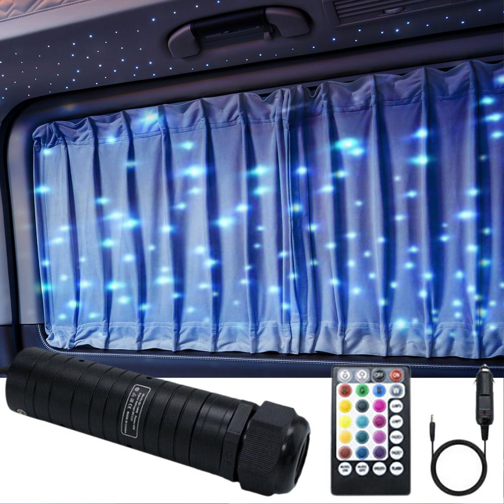 12V Car Roof Star Light Interior LED Fiber Optic Light Starry Laser Atmosphere Ambient Projector Galaxy Lights Home Decor 300PCS