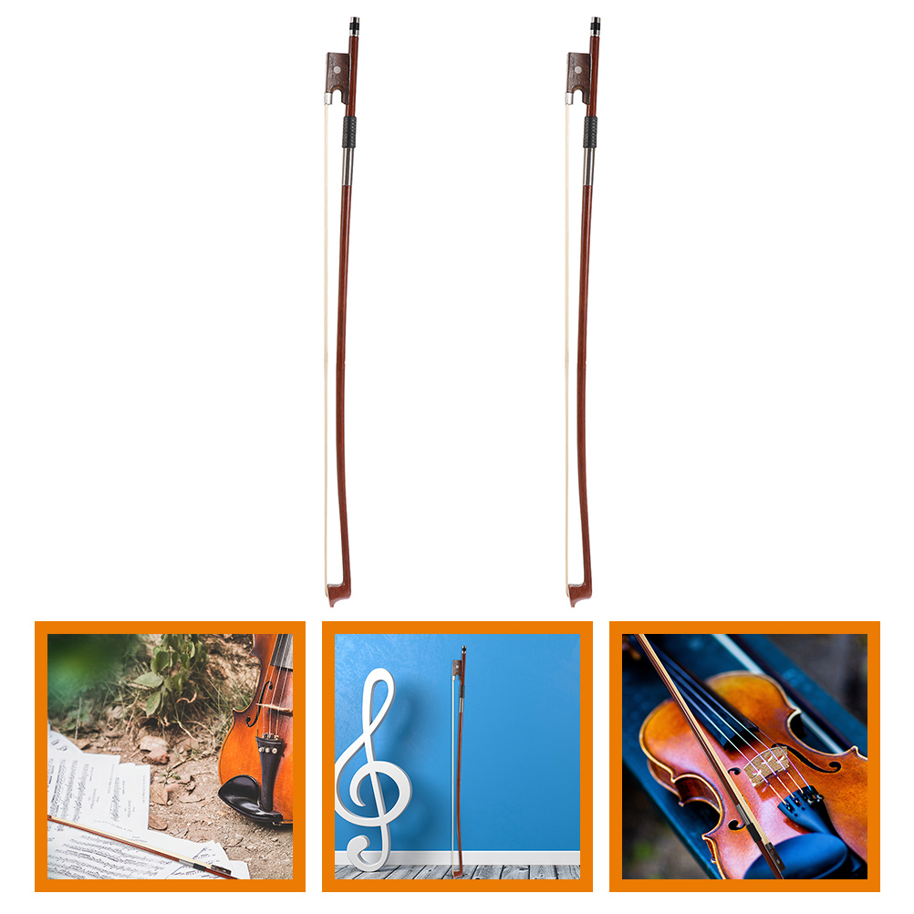 Instrument Parts Violin Bow Replacement Well Balanced Wood Made Accessory Musical Instruments