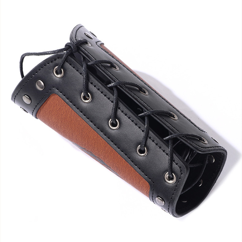 Odin Symbol of Runes Wide Bangle Nordic Viking Compass Punk Wolf Head Leather Bracelet Men Cuff Wristband Jewelry