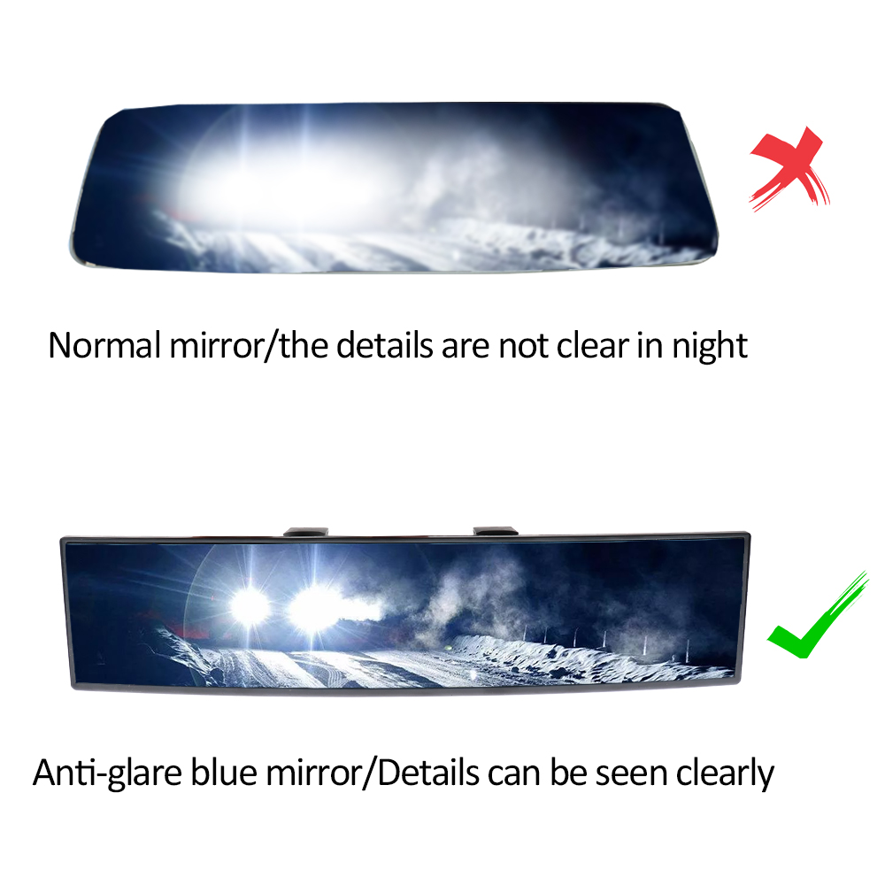 Car Interior Rear View Mirror Anti-glare Baby Mirrors Rearview Accessories for Renault Peugeot BMW AUDI Skoda Ford Opel Citroen