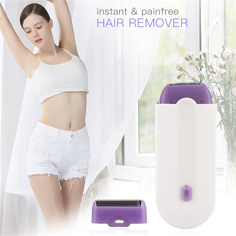 Painless Removal Kit Epilator USB Rechargeable Women Body Face Leg Bikini Hand Shaver Hair Remover F624-20