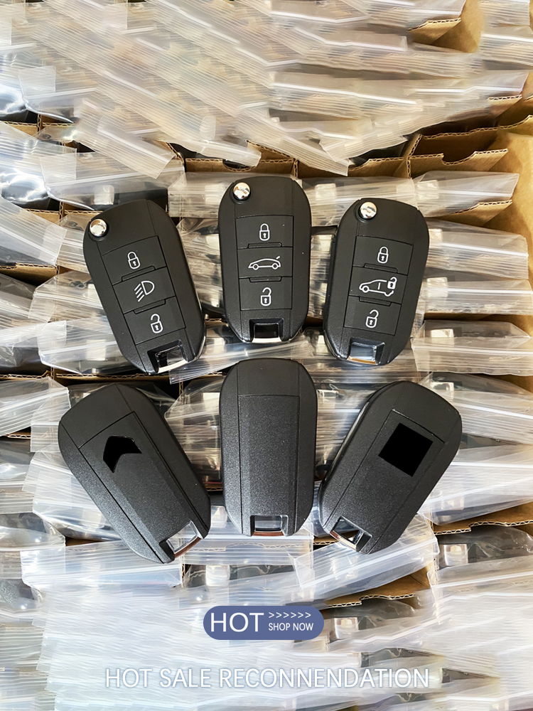 CN009050 Aftermarket Smart Key Fob 4A Chip 434MHZ For Peugeot 208 2008 301 308 508 5008 Citroen C-Elysee C4-Cactus Remote Car