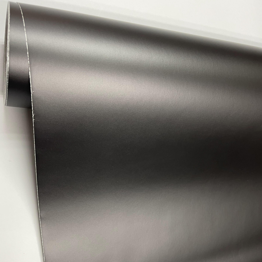 Premium Gunmetal Metallic Matte Grey Vinyl Wrap with Air Release Dark Gray Anthracite Car Wrap Foil size 10/20/30/40/50X152CM