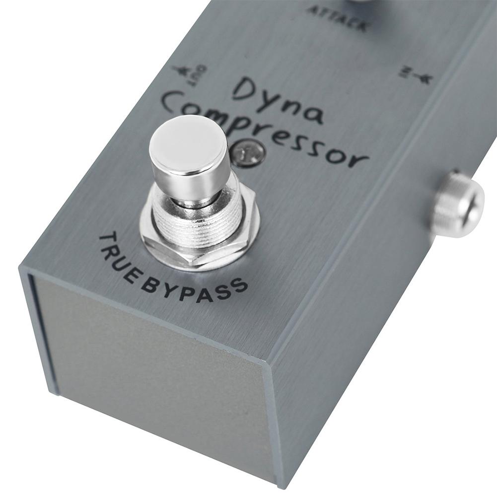 Metal Electric Guitar Effects Pedal Dyna Compressor Overdrive Pedal Volume Tone Knob Effect Pedals With Steel Metal Shell