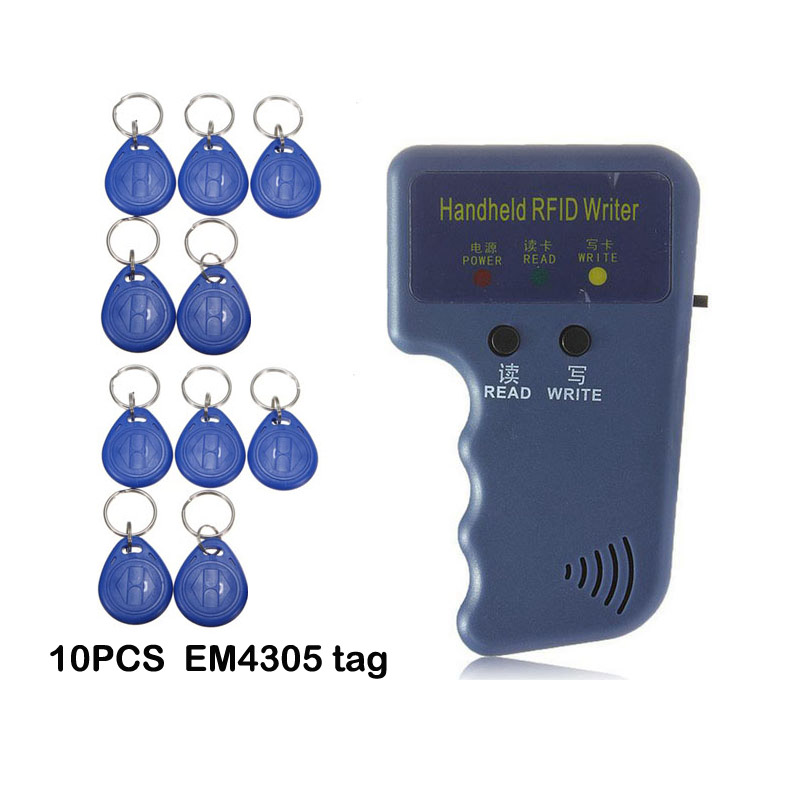 Handheld Flipper Zero Duplicator Card Reader 125KHz EM4100 Programmer Writer T5577 Repetitive Wipe Handheld RFID Writer