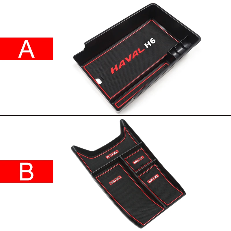 For Haval H6 3rd Gen GT 2021 2022 2023 2024 PHEV Car Armrest Central Storage Box Cover Center Console Container Glove Organizer