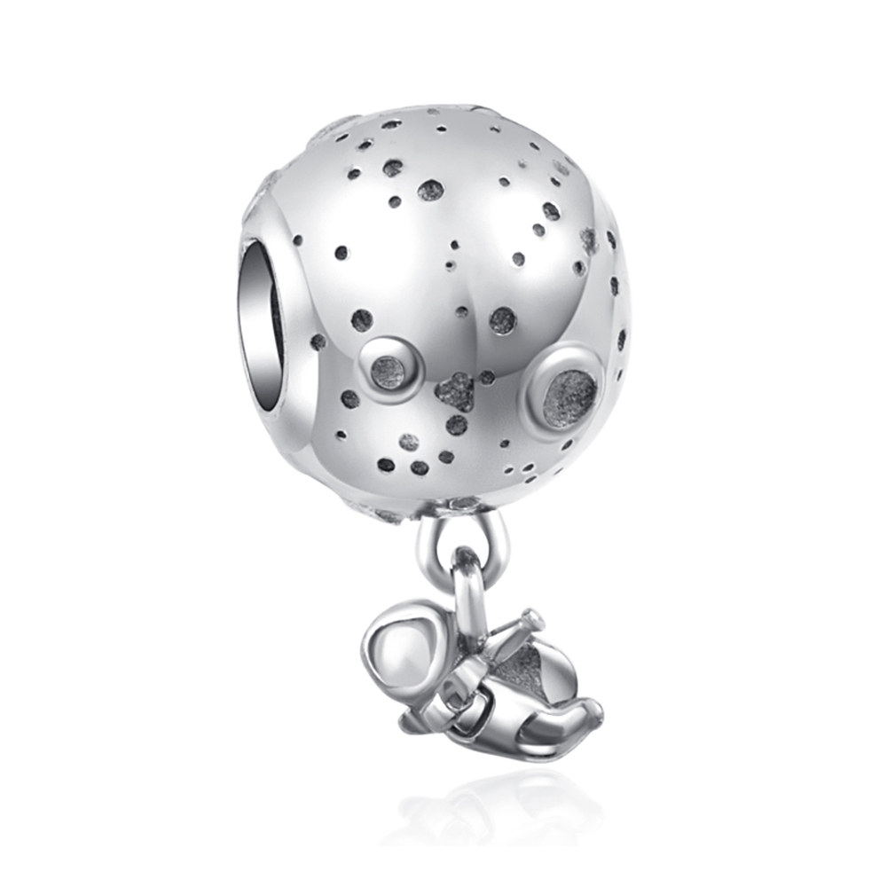 New 925 Sterling Silver Teapot Astronaut Robot Aircraft Owl Dangle Beads Fit Original Charms Pendant Bracelet Bead DIY Jewelry