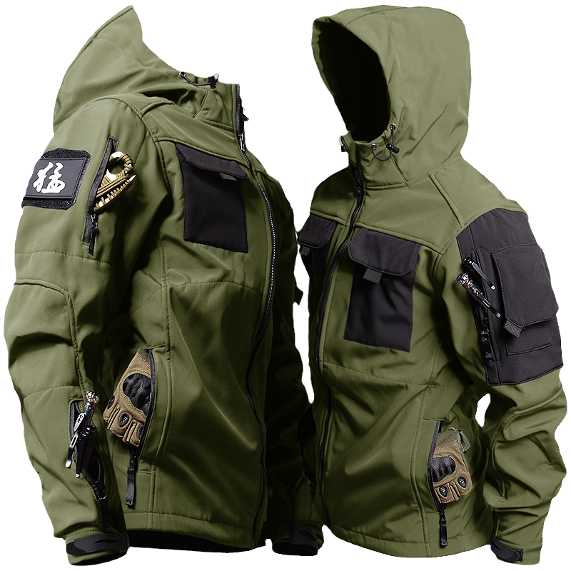 Men's Tactical Windbreaker Jacket Beetle Invader Tactics Soft Shell Charge Tactics Jacket Waterproof Outdoor Shark Skin Coat