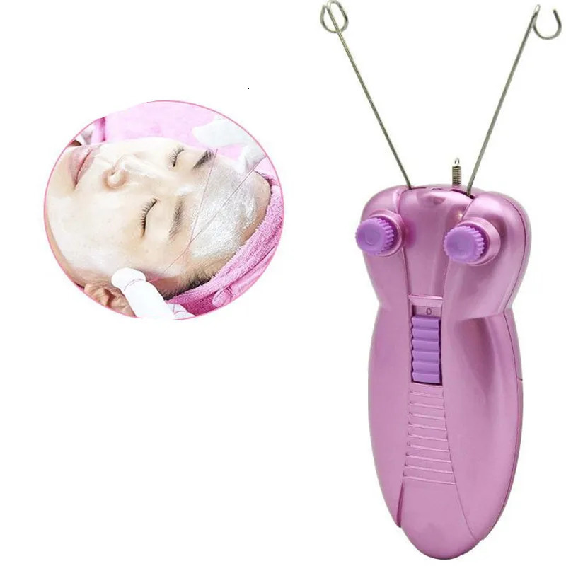 EU Plug Electric Hair r Women Painless Shaver Female Body Defeatherer Cotton Thread Depilator Skin Care Machine 20#4 240624