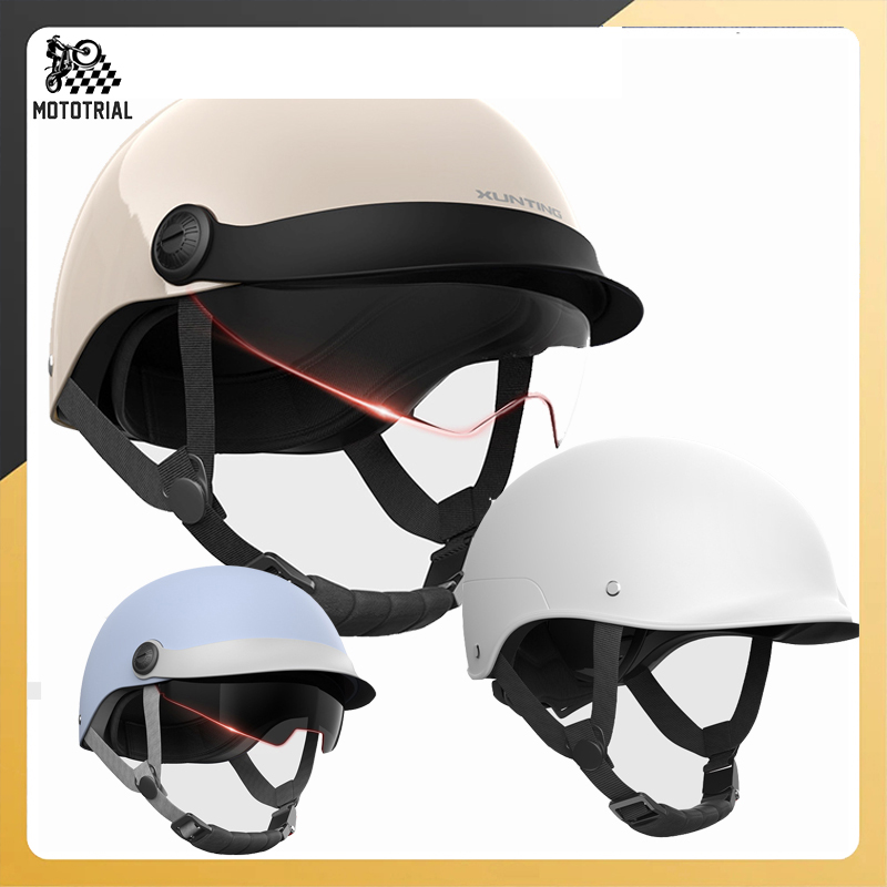 Motorcycle Helmet Male Summer Helmet For Harley Youth Girl Half Helmets Moped Riding Breathable Autobike Equipment Safe Driving