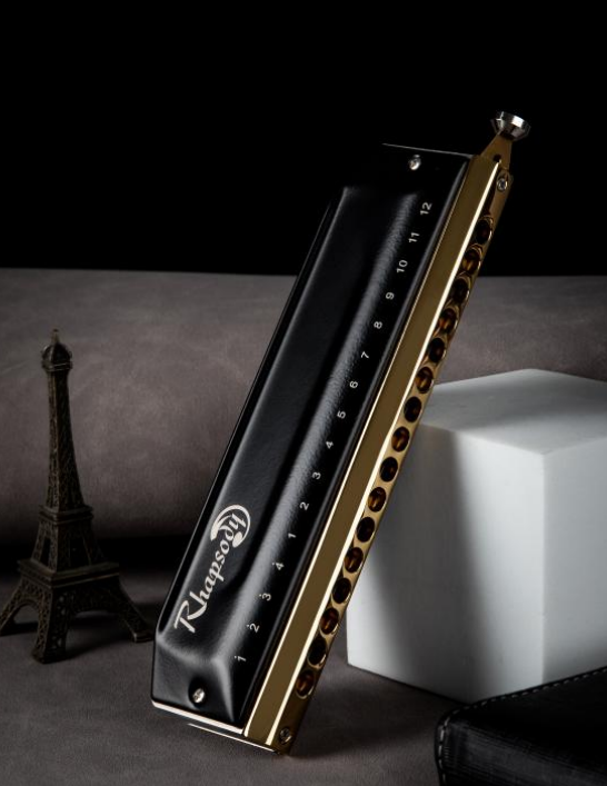 East top new chromatic ABS comb harmonica,Rhapsody,16hole 64tone mouth organ,new style,professional harmonica for player,gift