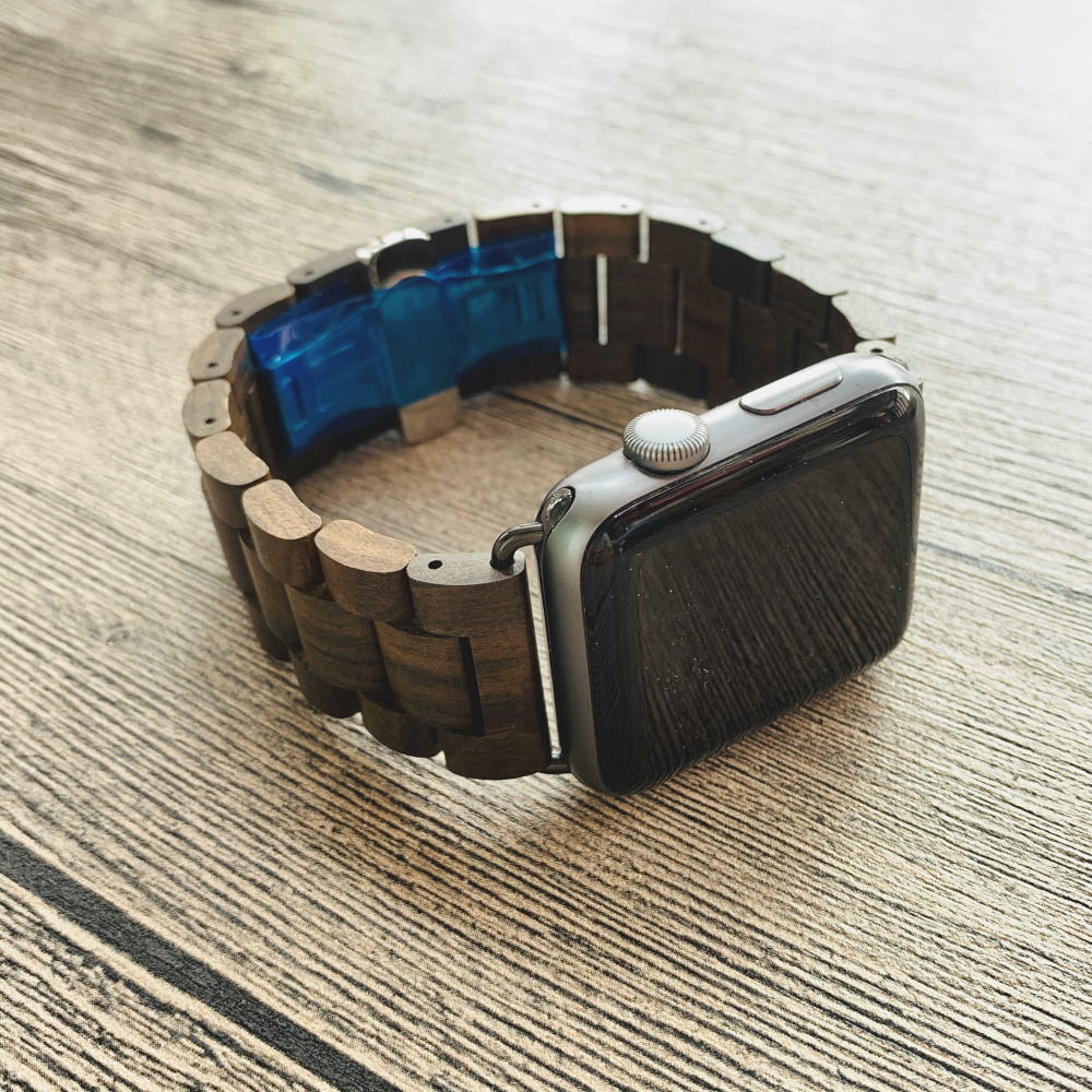 Retro Bamboo Wood Bracelet For Apple Watch Band 38mm 40mm 42mm 44mm 41mm 45mm Watchband Wood iWatch Strap Series 8 7 6 5 4 3 SE