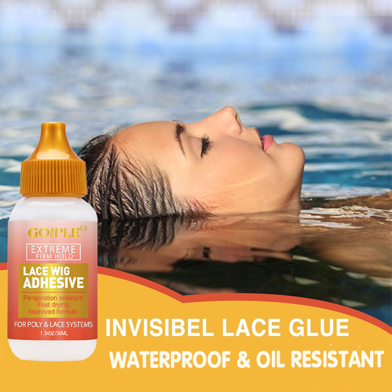 GOIPLE Lace Wig Glue Extreme Firm Hold Bonding Adhesive for Poly and Lace Systems Hair Styling Product