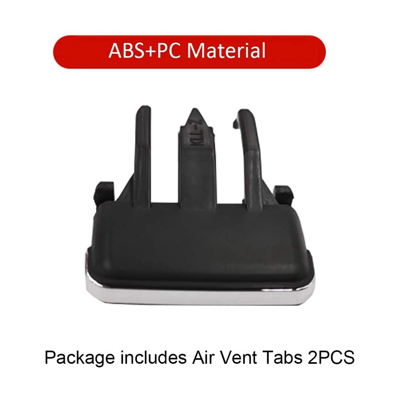 2X Front Center Side Air Vent Outlet Tab Clips, AC Vent Adjustment Buckle Repair Kit for Toyota Corolla 2009-2013