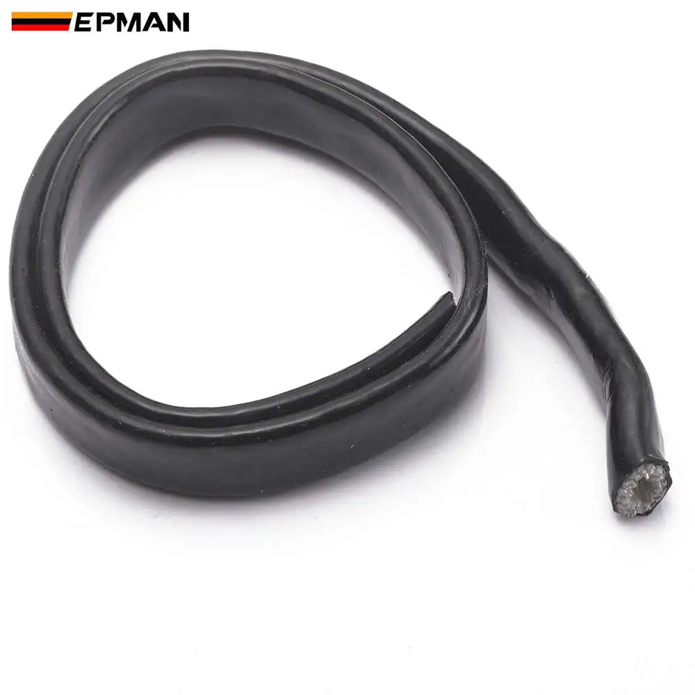 High Temp Heat 1m 3.3ft Fire Sleeve Braid Flame Heat Shield 1/4X1M ID:6mm Fit AN4 Oil Fuel Line Hose EP-FHGAN4