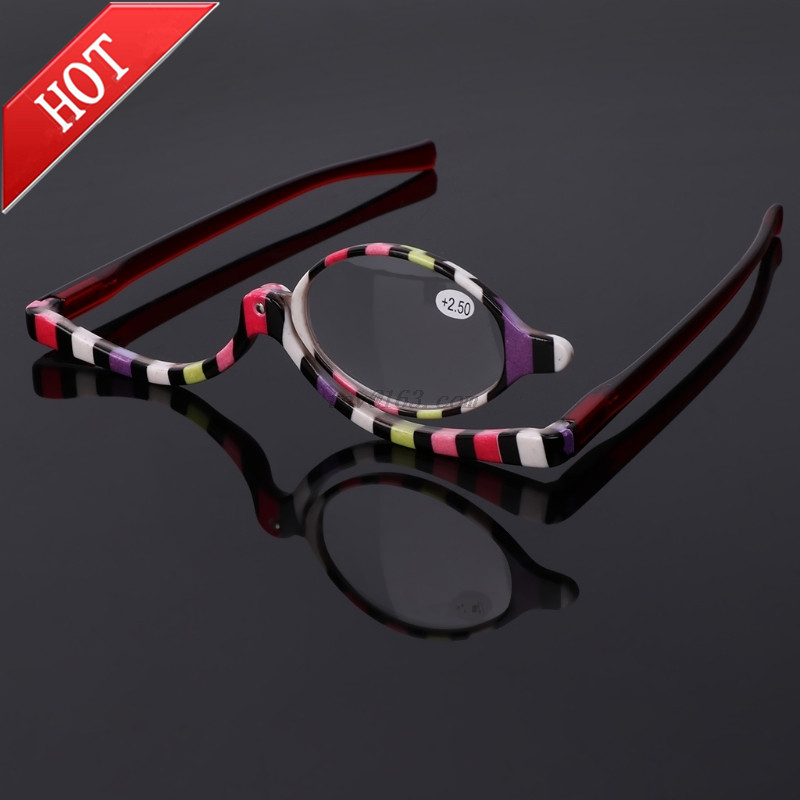 Magnifying Glasses Makeup Cosmetic Reading Glass Folding Eyeglasses +1.0~+4.0 #J