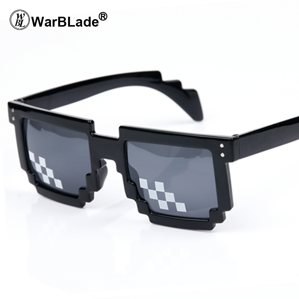 Play cool Glasses LOL Talent Chase girl Sacred Objects Life Sun Glasses Hot Sell Plus Size Polygonal 8 Bits Style Pixel With