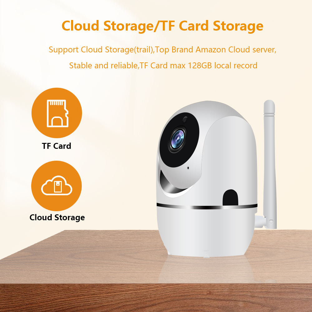 720P Baby Monitor Smart Home Cry Alarm Mini Surveillance Camera with Wifi Security Video Surveillance IP Camera Pet 360 ycc365