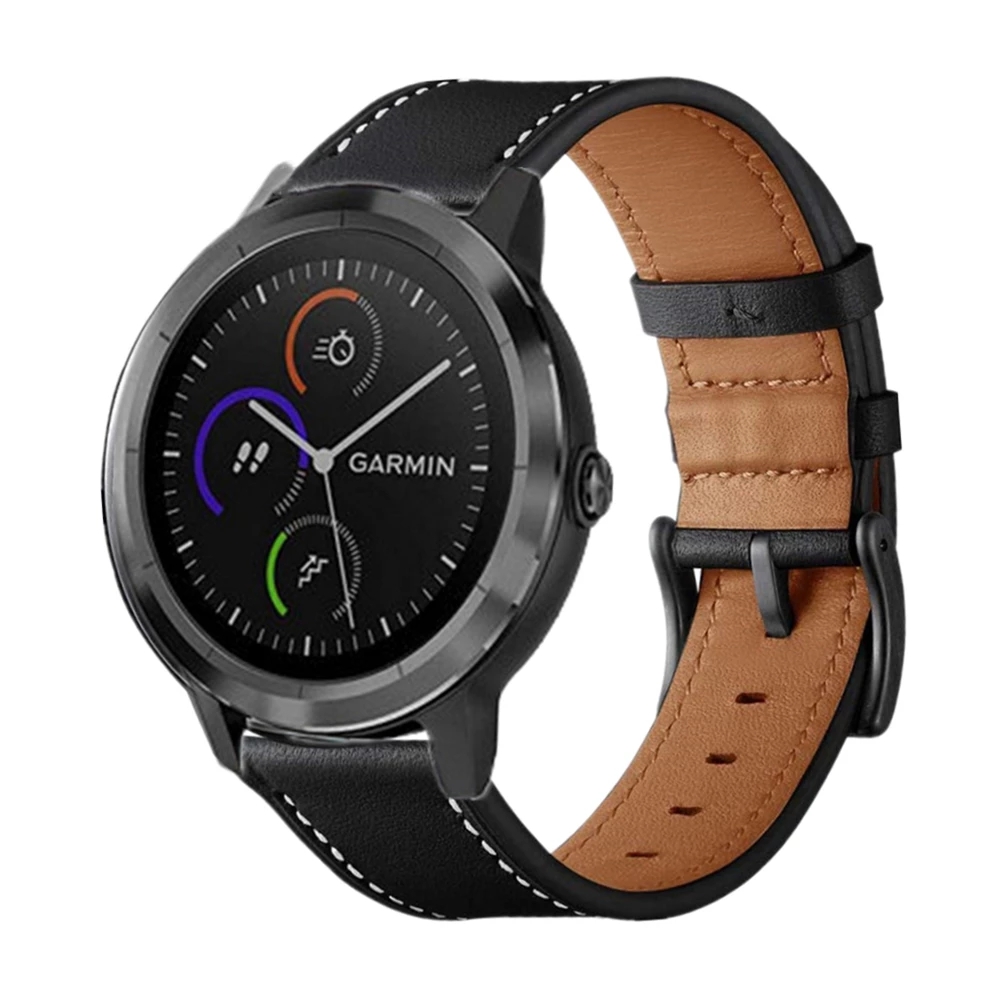 Bracelet Band For Garmin Move Venu 2 Sq Vivoactive 4/3 Forerunner 245/245M/645 Music Vivomove Strap Leather/Milanese Watchband