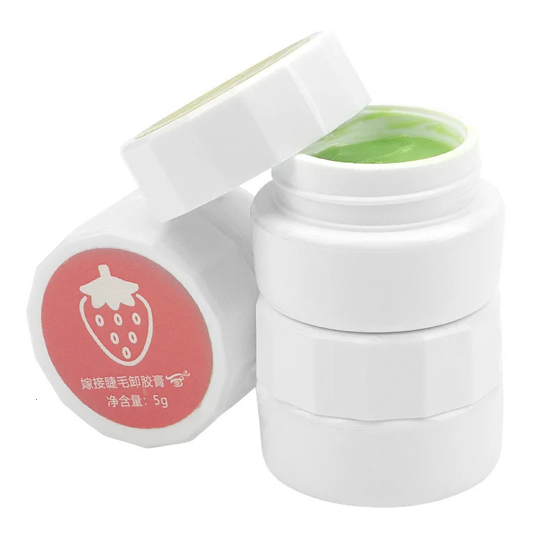 Lash Glue r 5g 10g No Irritating Quick Unloading Adhesive Professional Cream r for Eyeslash Extension Makeup Tools 240624