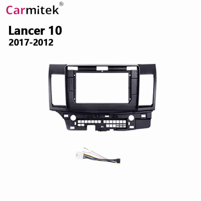 10.1 Inch For Mitsubishi Fortis Lancer Face Frame 2010-2015 Car Radio GPS MP5 Android Stereo Player 2 Din Head Unit Fascia Panel