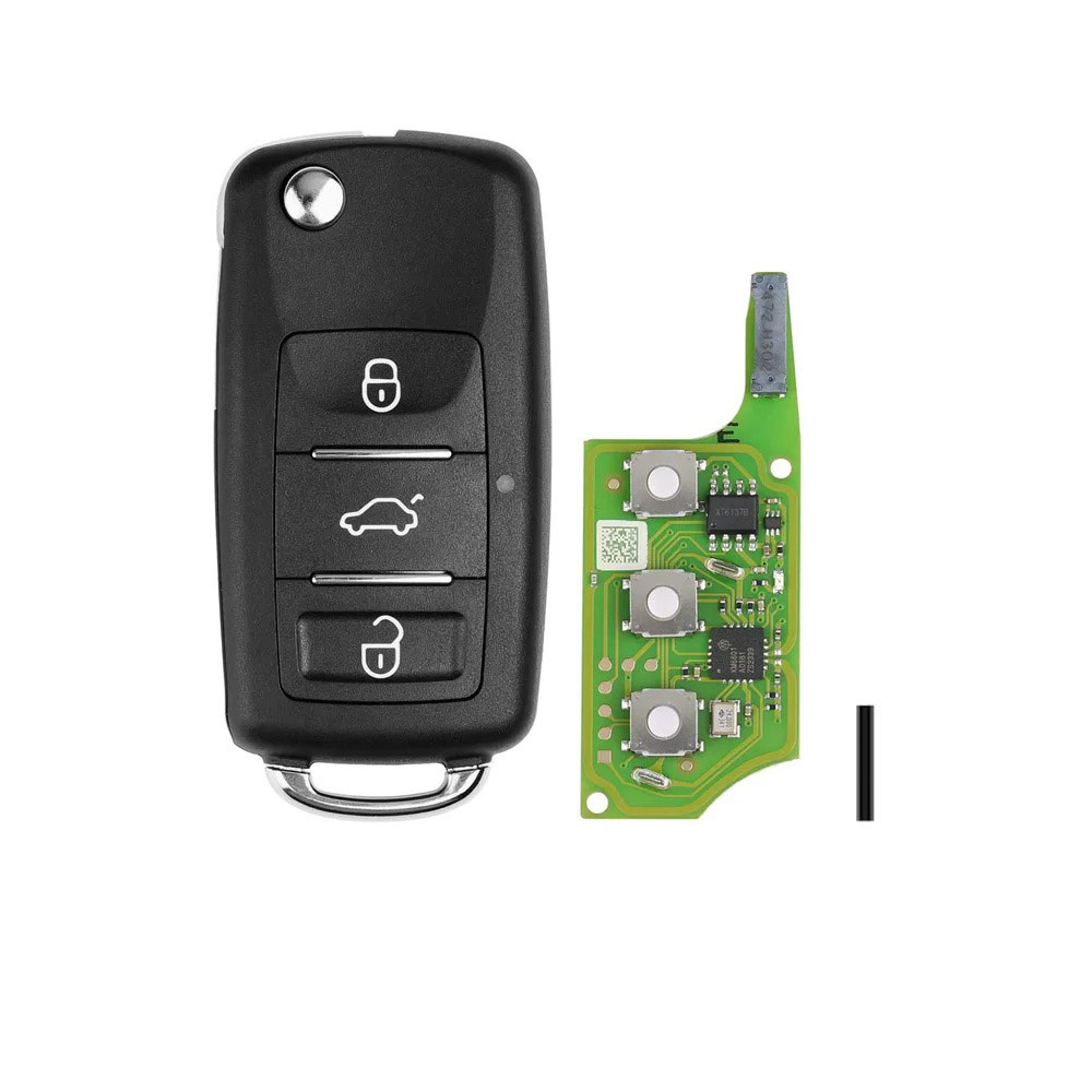 5pcs Xhorse XEB510EN B5 Super Remote with XT27B Super Chip 3 Buttons Car Remote Key for Volkswagen Car Keys for VVDI Key Tool