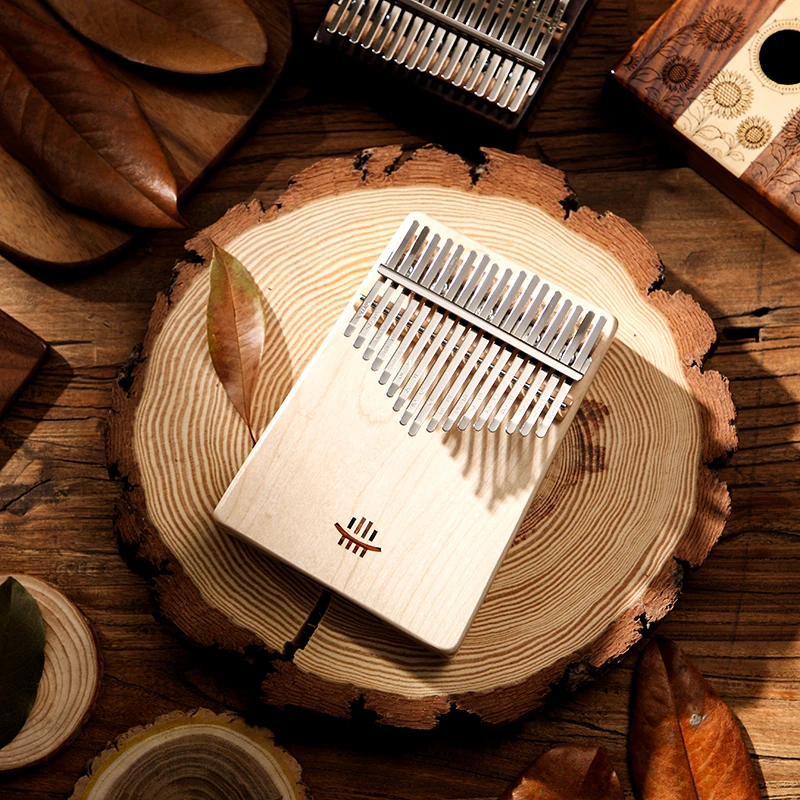 17 Keys Kalimba Portable Musical Keyboard Instrument Wooden Thumb Piano Instrumentos Musicales for Wholesale Piano Keyboard