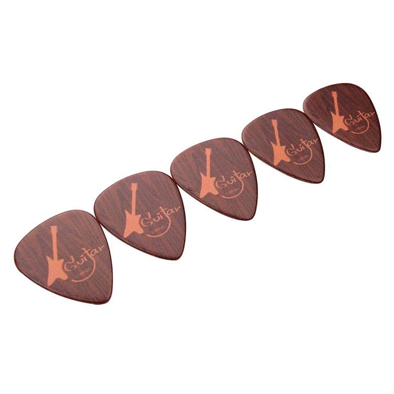 15Pcs Wood Grain Guitar Picks Retro Picks For Acoustic And Electric Guitar, Ukulele, Mandolin And Banjo